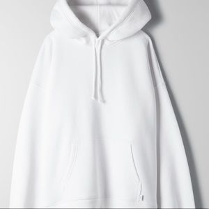 TNA PERFECT BOYFRIEND HOODIE WHITE